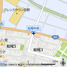 松尾日央周辺の地図