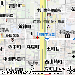 京都府京都市上京区西橋詰町290周辺の地図