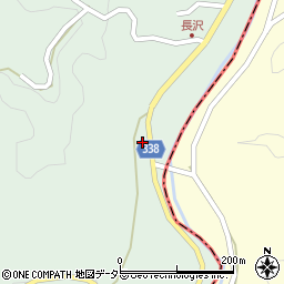 愛知県豊田市長沢町西ケ入周辺の地図