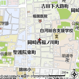 京都府京都市左京区岡崎西福ノ川町3-2周辺の地図