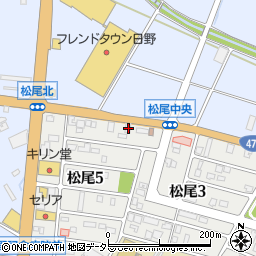 滋賀県蒲生郡日野町松尾5丁目14周辺の地図