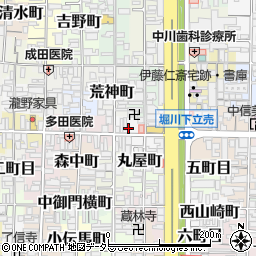 京都府京都市上京区西橋詰町279周辺の地図