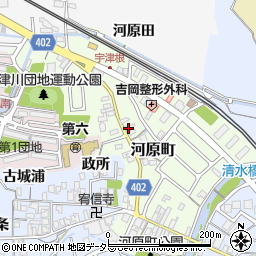 京都府亀岡市河原町69周辺の地図