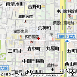 京都府京都市上京区橋西二町目630周辺の地図