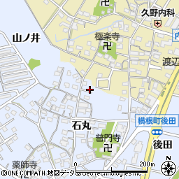 愛知県大府市横根町石丸127周辺の地図