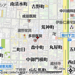 京都府京都市上京区橋西二町目653周辺の地図