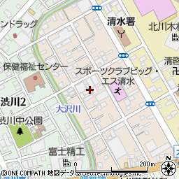 静岡県静岡市清水区西大曲町5-19周辺の地図