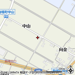 愛知県豊田市駒場町中山57周辺の地図