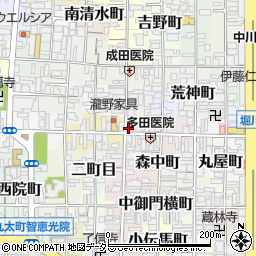 京都府京都市上京区橋西二町目644周辺の地図