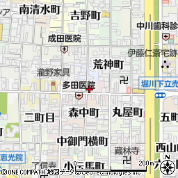 京都府京都市上京区橋西二町目631-2周辺の地図