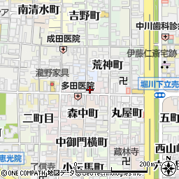 京都府京都市上京区橋西二町目631-1周辺の地図