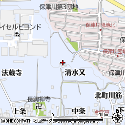 京都府亀岡市余部町清水又27周辺の地図