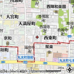 京都府京都市上京区西東町347-7周辺の地図