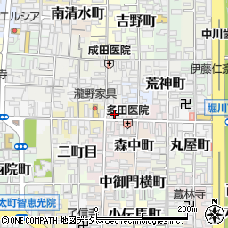 京都府京都市上京区橋西二町目646周辺の地図