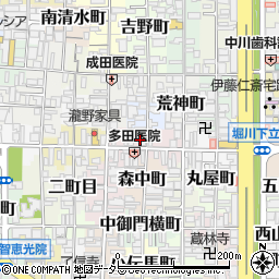 京都府京都市上京区橋西二町目652周辺の地図