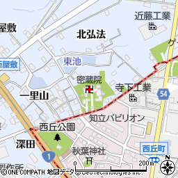 三河三弘法三番札所周辺の地図