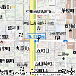 京都府京都市上京区東橋詰町167周辺の地図