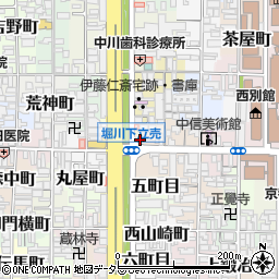 京都府京都市上京区東橋詰町169周辺の地図