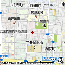 京都府京都市上京区下丸屋町498周辺の地図