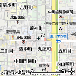 京都府京都市上京区西橋詰町446周辺の地図