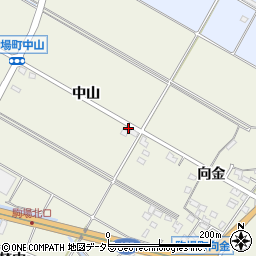 愛知県豊田市駒場町中山周辺の地図
