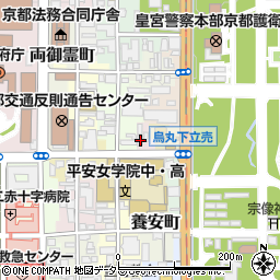 京都府京都市上京区五町目町177周辺の地図