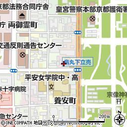 京都府京都市上京区五町目町182-1周辺の地図