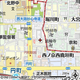 円町蓑内囲碁クラブ周辺の地図