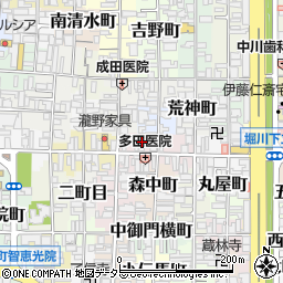 京都府京都市上京区橋西二町目650周辺の地図