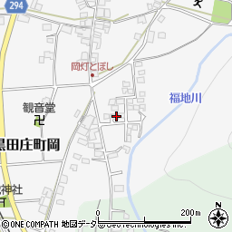兵庫県西脇市黒田庄町岡1068-47周辺の地図