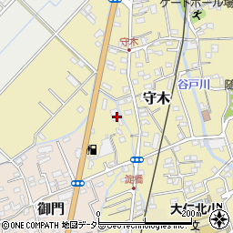 静岡県伊豆の国市守木388周辺の地図