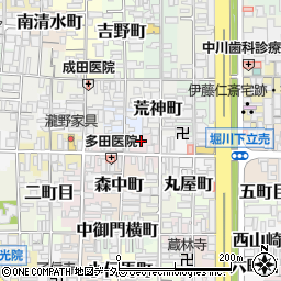 京都府京都市上京区橋西二町目629周辺の地図