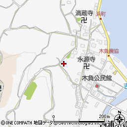 静岡県沼津市西浦木負周辺の地図