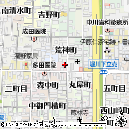 京都府京都市上京区橋西二町目625周辺の地図
