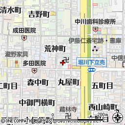 京都府京都市上京区西橋詰町278周辺の地図
