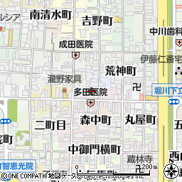 京都府京都市上京区橋西二町目651周辺の地図