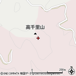 高千里山周辺の地図