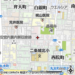 京都府京都市上京区下丸屋町498-1周辺の地図