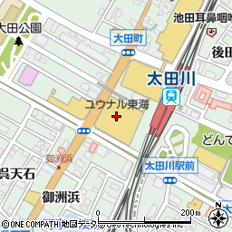 東海市芸術劇場周辺の地図