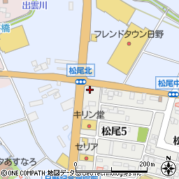 滋賀県蒲生郡日野町松尾5丁目1周辺の地図