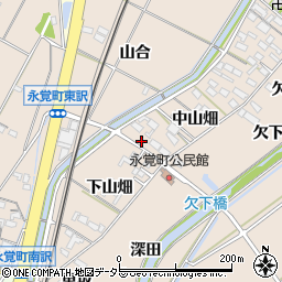 愛知県豊田市永覚町中山畑48周辺の地図