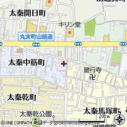 シャイン太秦周辺の地図