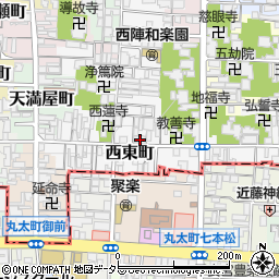 京都府京都市上京区西東町368周辺の地図