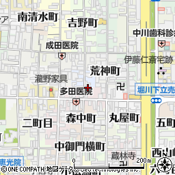 京都府京都市上京区橋西二町目631-5周辺の地図