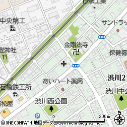 シャレーム渋川周辺の地図