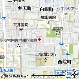 京都府京都市上京区下丸屋町周辺の地図