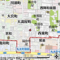 京都府京都市上京区西東町346周辺の地図