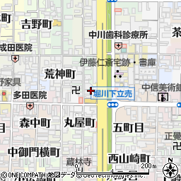 京都府京都市上京区西橋詰町290-5周辺の地図