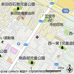 滋賀県草津市草津町1461-7周辺の地図