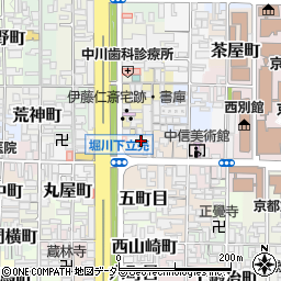 京都府京都市上京区東橋詰町173周辺の地図